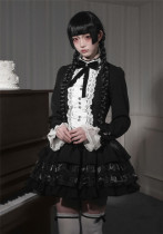 Kuroya- Kikyo- Boystyle Prince Konoda Ouji Gothic Lolita Long Sleeve OP Dress