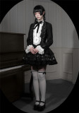 Kuroya- Kikyo- Boystyle Prince Konoda Ouji Gothic Lolita Long Sleeve OP Dress