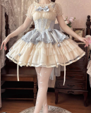 Zhijinyuan -Time Dance- Elegant Ballet Sweet Classic Lolita JSK with Tailing