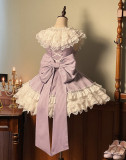 Alice Girl -Tsundere Lady- Elegant Sweet Classic Lolita Headbow, A Big Back Tailing and Badge