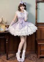 Alice Girl -Tsundere Lady- Elegant Sweet Classic Lolita JSK with A Waist Bow