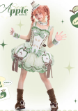 Baduoni -Sweet Apple- Bud Sweet Lolita JSK, Arm Sleeves and Hat