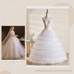 A Line 95cm Ankle Length Adjustable 100cm Puffy Level Polyester Taffeta Cotton Slip Wedding Princess Lolita Petticoat