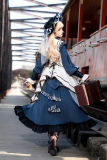 Another Walker -Traveler's Song- Elegant Punk Lolita OP Dress Set