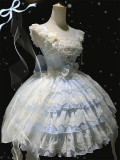 Zhijinyuan -Rose Tears- Elegant Ballet Sweet Classic Lolita JSK