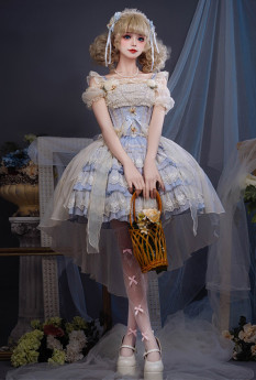 Zhijinyuan -Rose Tears- Elegant Ballet Sweet Classic Lolita JSK