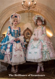 The Brilliance of Gemstones - Gorgeous Elegant Tea Party Simple Wedding Classic Lolita OP Dress, JSK and Blouse