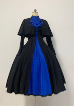 Cherry Tart - The Prayer of Antia - Halloween Nun Classic Vintage Gothic Lolita OP Dress Full Set
