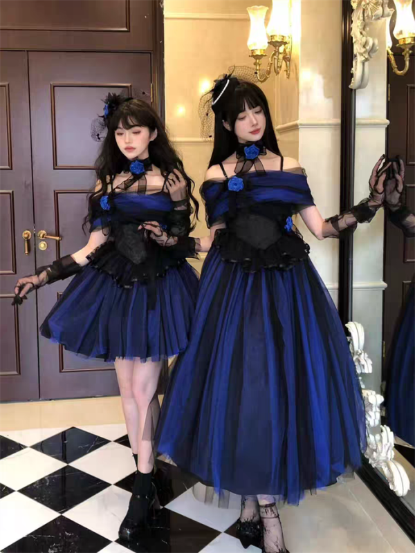 The Tribute of the Sangrin - Party Prom Dress Classic Lolita JSK and Hat