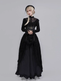 Mr.Yi - The Mysterious Lord - Gothic Steam Punk Pullover Lace Lolita Blouse, Skirt and Corset