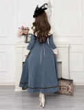 YourHighness - Silent Forest - Vintage Pictorial Style Elegant Classic Lolita OP Dress