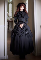 Return of the Witch - Halloween Fishbone Gothic Lolita Topwear, Skirt and Accessories