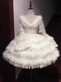 Miss Flower - Swan Dream - Elegant Sweet Classic Lolita OP Dress and Accessories
