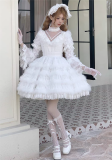 Miss Flower - Swan Dream - Elegant Sweet Classic Lolita OP Dress and Accessories