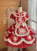 Strawberry Sheep - Kawaii Sweet Lolita OP Dress Full Set