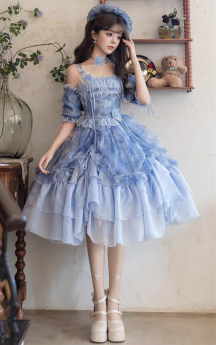 Good Night Camellia - Elegant Classic Lolita JSK