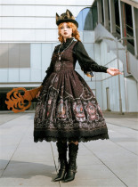 Better to Dance - ScepterEmber - Vintage Gothic Lolita Fishbone JSK (Version I)