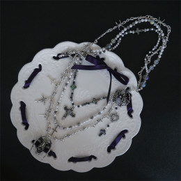 Better to Dance - ScepterEmber - Vintage Gothic Lolita Cross Necklace