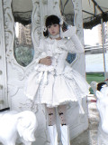 CATCOCOON - Wednesday - Classic Gothic Lolita Blouse with Detachable Sleeves and Corset Skirt