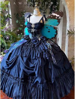 Diamond Honey - Moonlit Lovers - Birthday Party Prom Quinceanera Dress Princess Rococo Lolita JSK