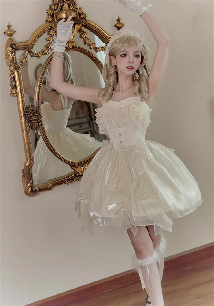 mid century white dresser Dakota finished metal drawer handles Color:CDR Web Collection: Step Into Spring LONG IVORY DRESS WITH