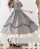 Forest Picnic - Vintage Party Prom Dress Cotton Classic Lolita OP Dress