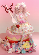 Chemical Romance - Sweetheart Candy House - Sweet Lolita JSK and Salopettes