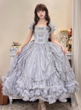 Frosty Moon Chapter - Elegant Classic Lolita JSK Full Set