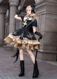 Golden Vow - Boystyle Prince Konoda Ouji Classic Lolita OP Dress and Cape Set