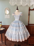 The Dream of Camellia - Vintage Party Prom Dress Casual Classic Lolita OP Dress