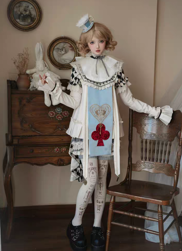 LizBird - Poker Doll - Boystyle Prince Konoda Ouji Lolita Blouse and Shorts Set and Accessories