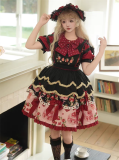 Strawberry - Kawaii Doll Sweet Lolita OP Dress and Apron