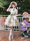 Alo's Book House - Elegant Preppy Style Sweet Lolita OP Dress