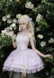Alice Girl - Cross Princess - Elegant Ballet Sweet Lolita JSK, Arm Sleeves and Hairclip