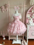 Butterfly Heart - Sweet Tea Party Princess Doll Classic Lolita JSK, Tailing and Headbow Set