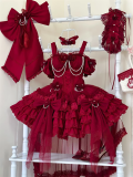 Floral  Love Letter - Sweet Lolita JSK and Accessories