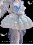 Memories of Tulips - Elegant Sweet Classic Lolita JSK Dress and Accessories