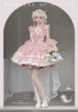 Memories of Tulips - Elegant Sweet Classic Lolita JSK Dress and Accessories