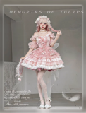 Memories of Tulips - Elegant Sweet Classic Lolita JSK Dress and Accessories