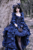 Huaxiamiao - Coming of Age Ceremony - Ballet Fairy Birthday Party Prom Tea Party Princess Classic Rococo Lolita Dress Full Set