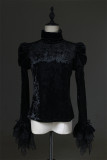 LilithHouse - The House of Horror - ‌High-neck Puffed Sleeves Gothic Lolita Blouse