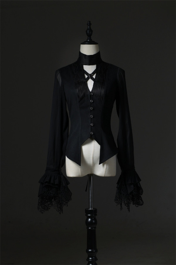 LilithHouse - The House of Horror - Boystyle Ouji Prince Konoda Gothic Lolita Blouse