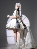 YourHighness - True Eyes - Elegant Halloween Gothic Lolita Cape, JSK and Detachable Collar Set