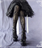 Y2K Vintage Totem Hollow Out Gothic Lolita Tights