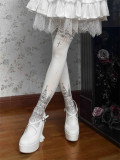 Gururu - Halloween Gothic High Platform Angel Wings High Heel Pointed Lolita Shoes