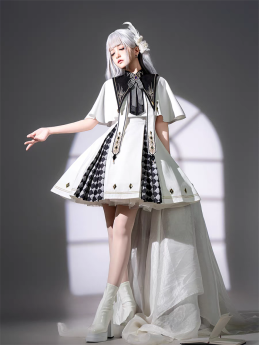 YourHighness - True Eyes - Elegant Halloween Gothic Lolita Cape, JSK and Detachable Collar Set