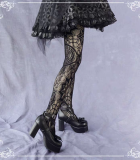 Y2K Vintage Totem Hollow Out Gothic Lolita Tights