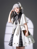 YourHighness - True Eyes - Elegant Halloween Gothic Lolita Cape, JSK and Detachable Collar Set