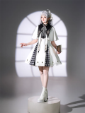 YourHighness - True Eyes - Elegant Halloween Gothic Lolita Cape, JSK and Detachable Collar Set