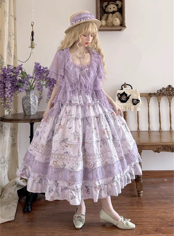 Urtto - Pea Squirrel - Elegant Casual Classic Lolita JSK, Bolero and Accessories